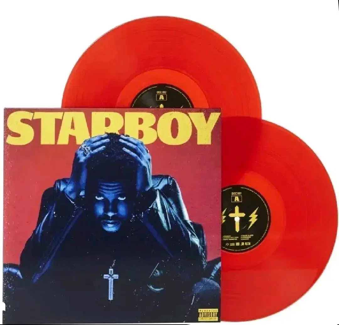 The Weeknd 위켄드 Starboy 반투명 레드반 미개봉 LP